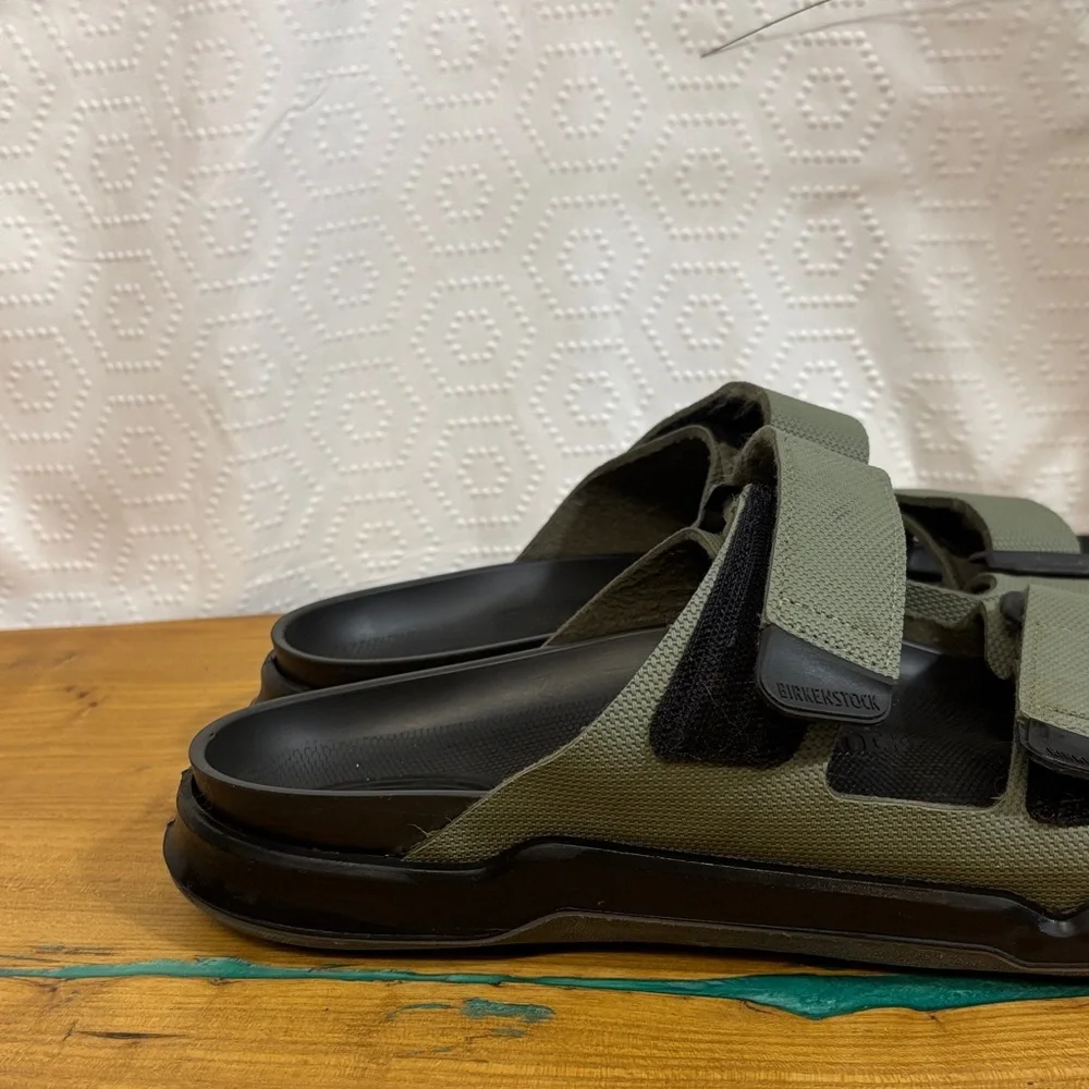 Birkenstock Atacama Men Birko-Flor Futura Khaki Green Black - Picture 4 of 12